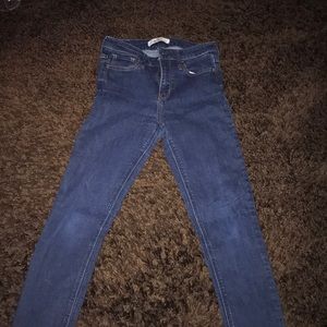 blue skinny jeans